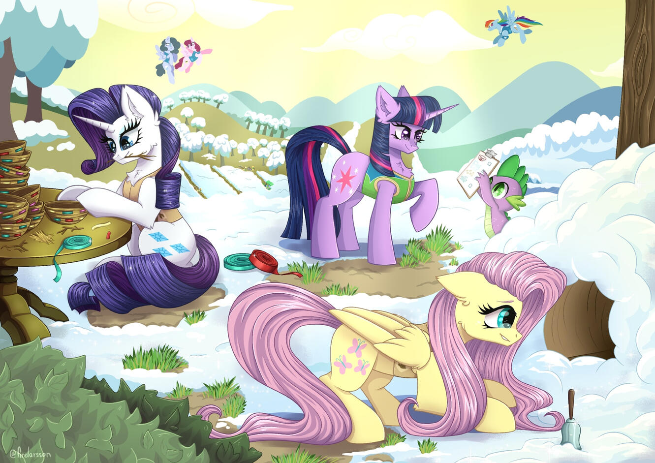 Difficult background